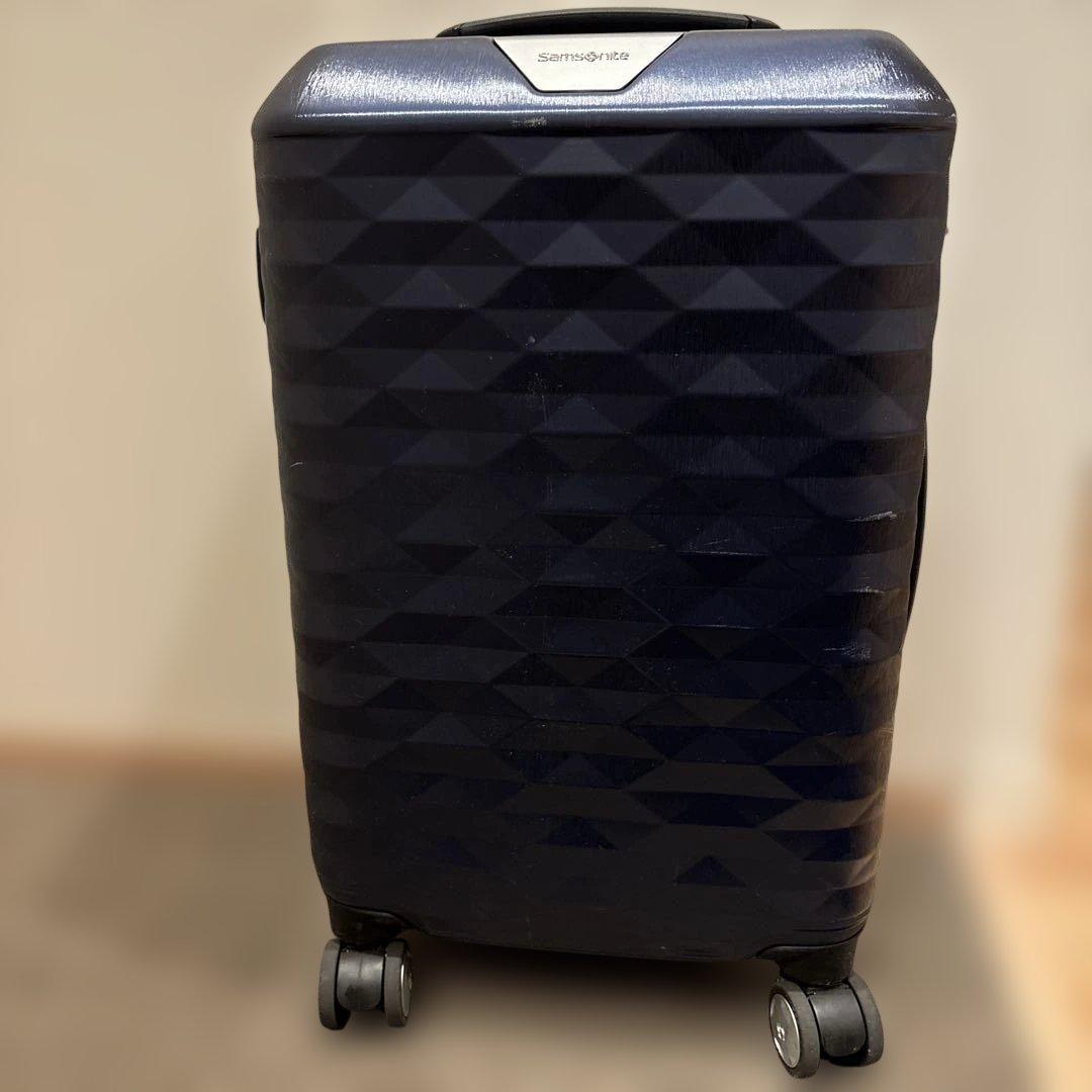 Samsonite ネイビー キャリーケース　ポリゴン　スピナー55