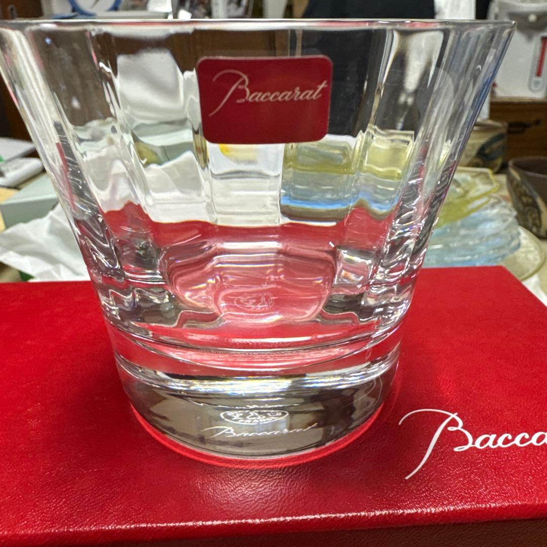 新品未使用、Baccarat クリスタルグラス ミルニュイ2客セット箱入り