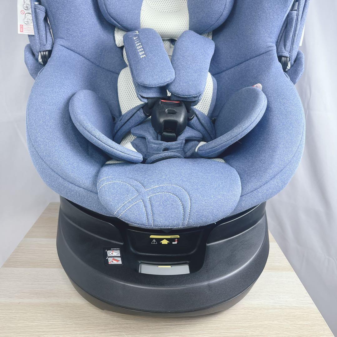 美品 送料無料 エールベベ クルット5i プレミアム ISOFIX 360°