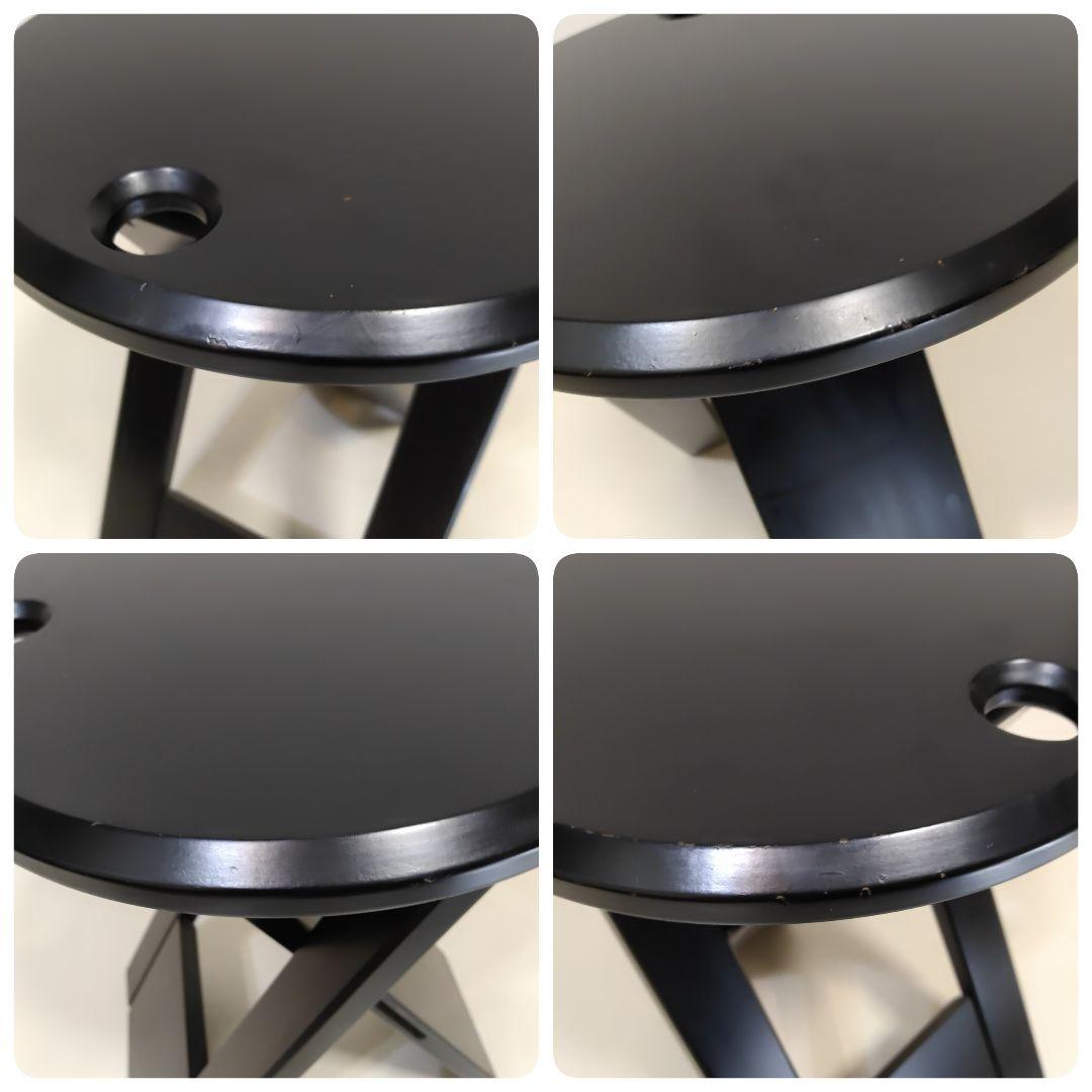 ヴィンテージ 木製フォールディング　スツール　椅子　ロジェタロン　フランス