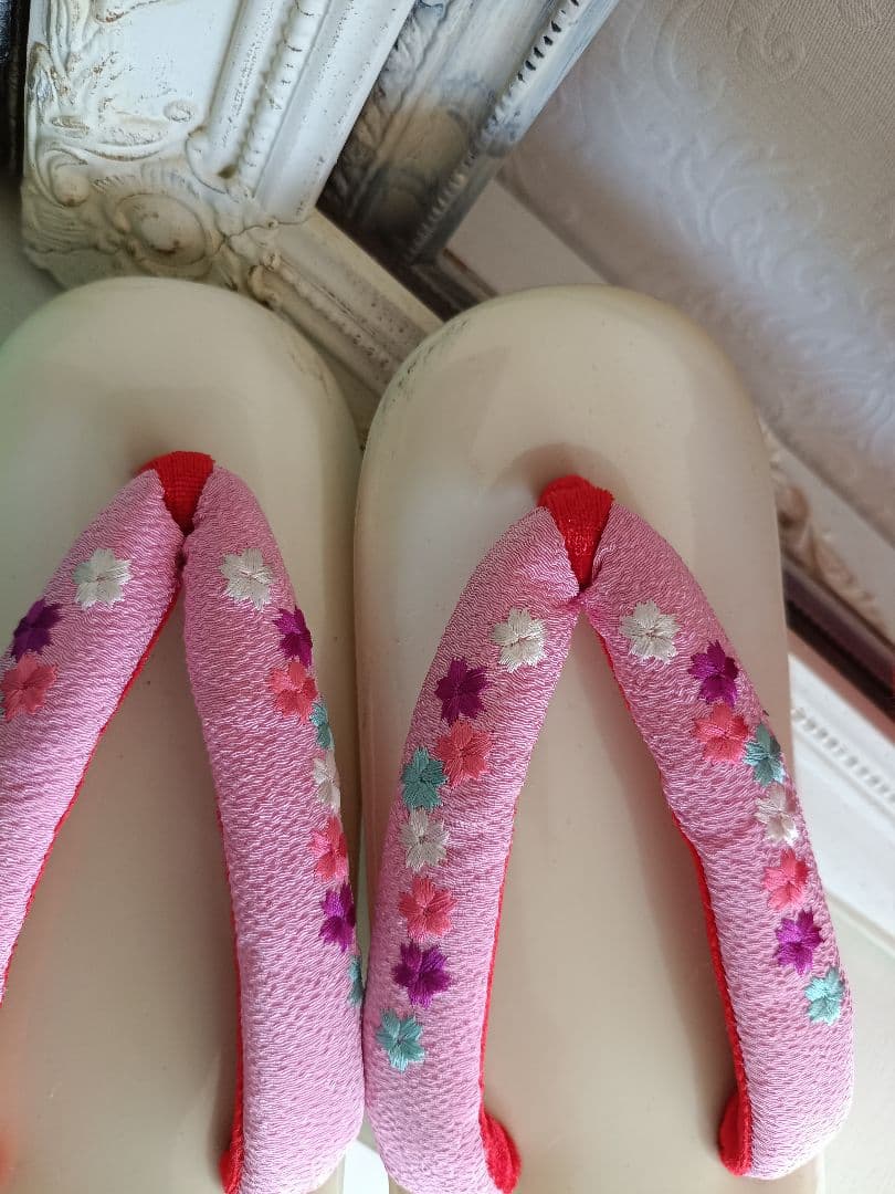 アンティークマゼンダピンクの着物にだらり帯☆七五三フルセット