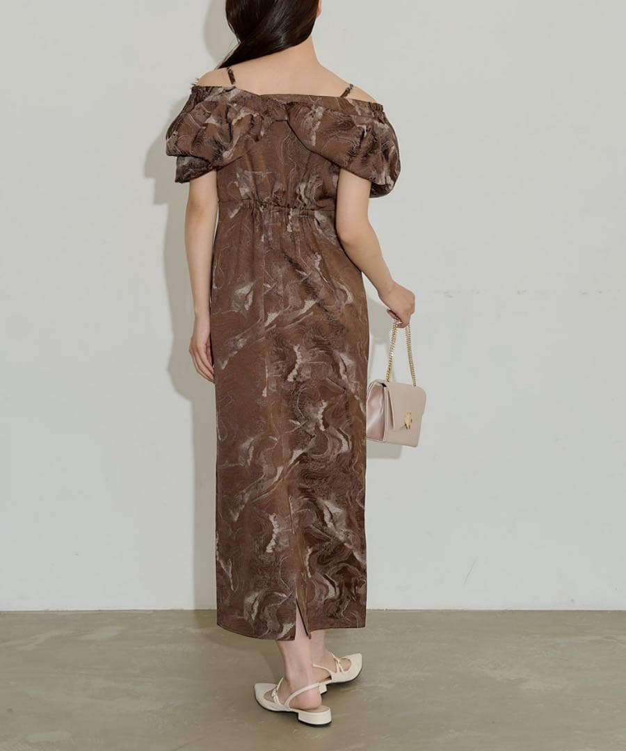 ★新品タグ付き★LE’RURE Docking big ribbon dress