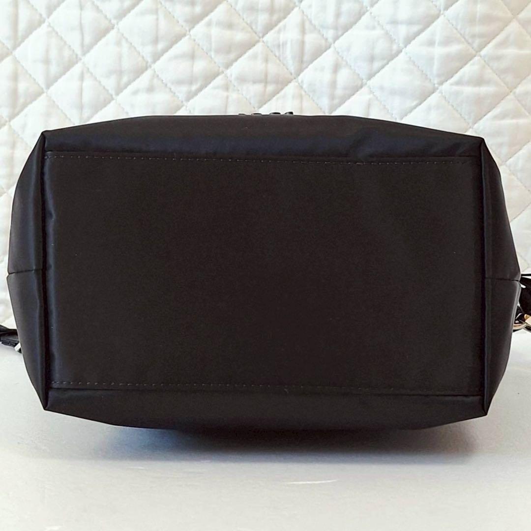 B2071【未使用級】russet ショルダーバッグ クラウズナイロン 黒