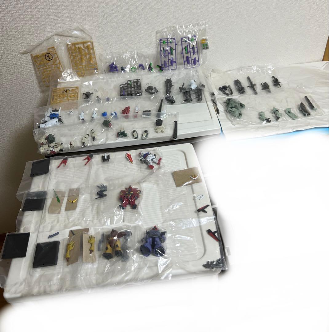 ガンダムプラモデルのセット
