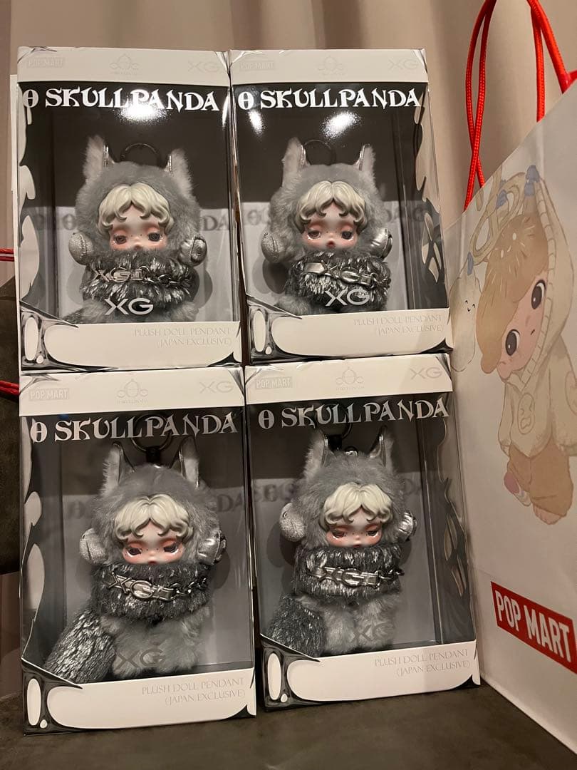 スカルパンダSKULLPANDA XGコラボ　POPMART 新品未開封 4個♪