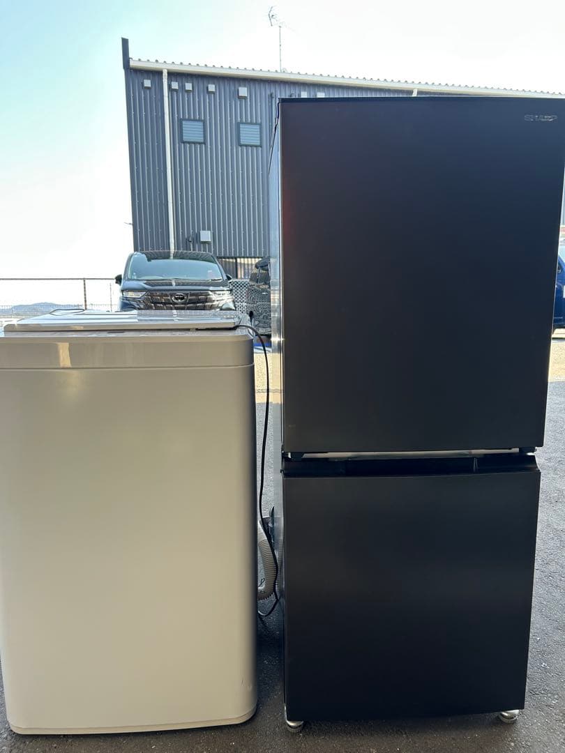 福岡市配送設置無料　152L冷蔵庫、23年洗濯機セット