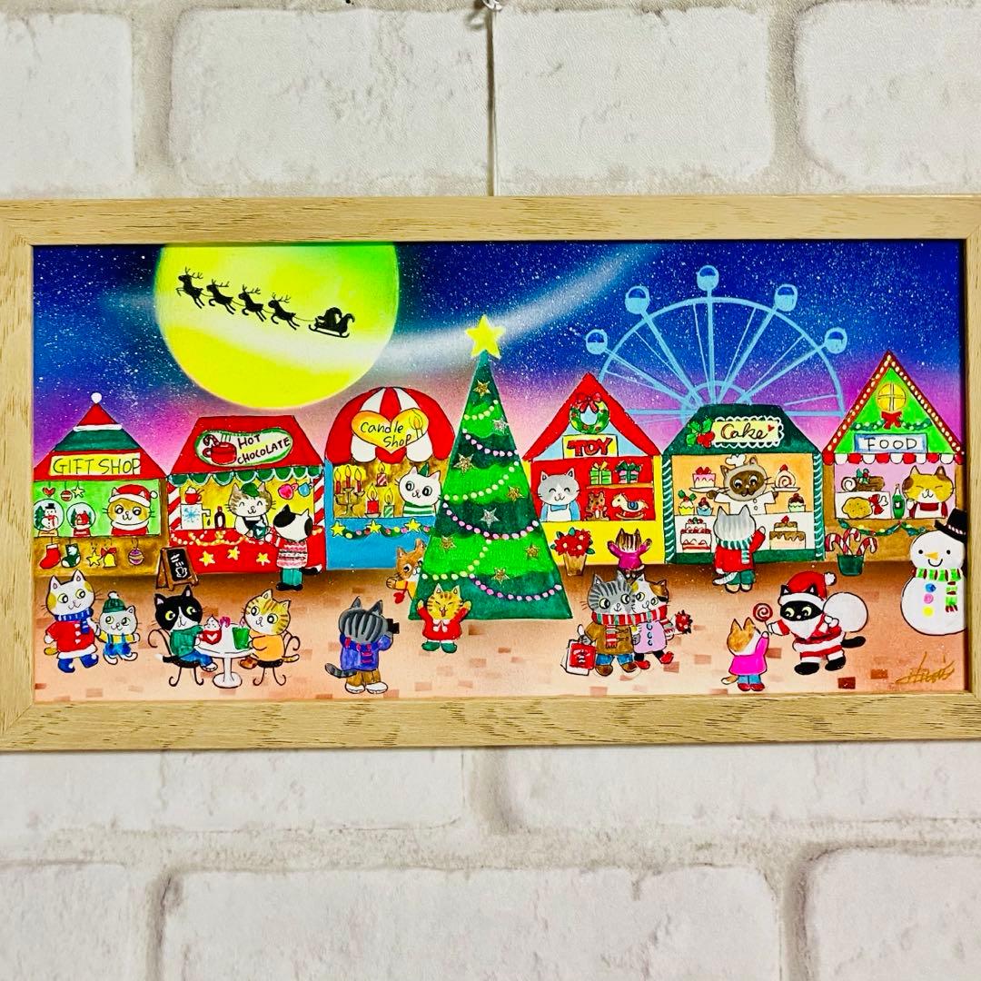 momorin 絵画4点　雪華の天使