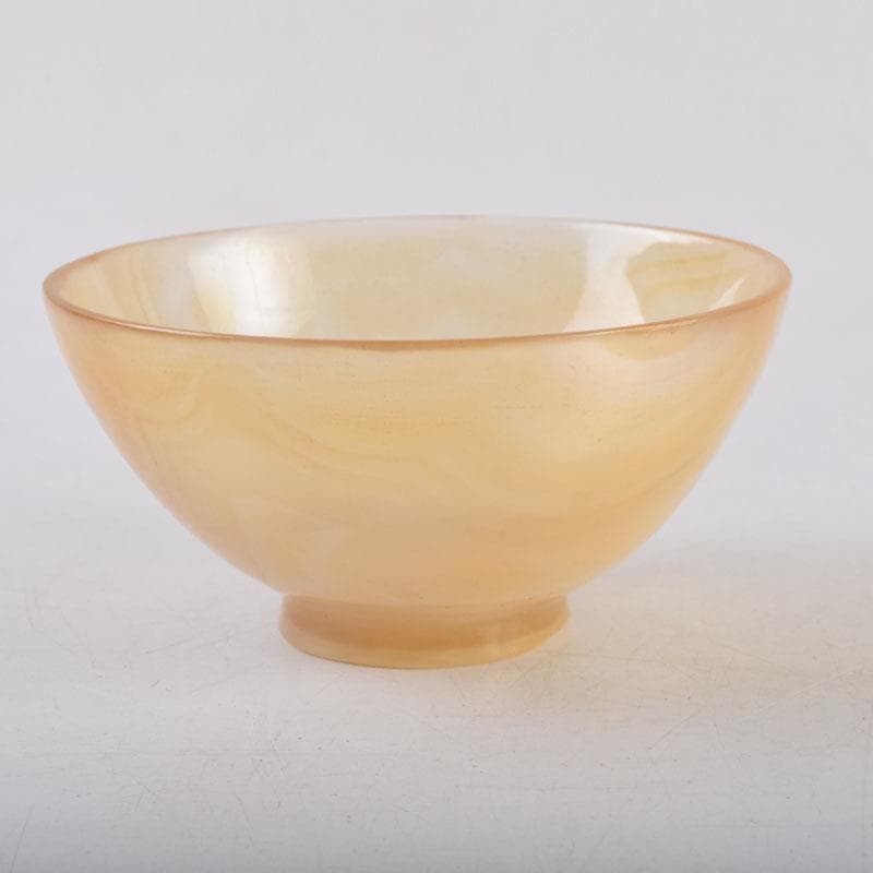 中国　玉石瑪瑙彫刻　盃　ぐい呑　C　9114