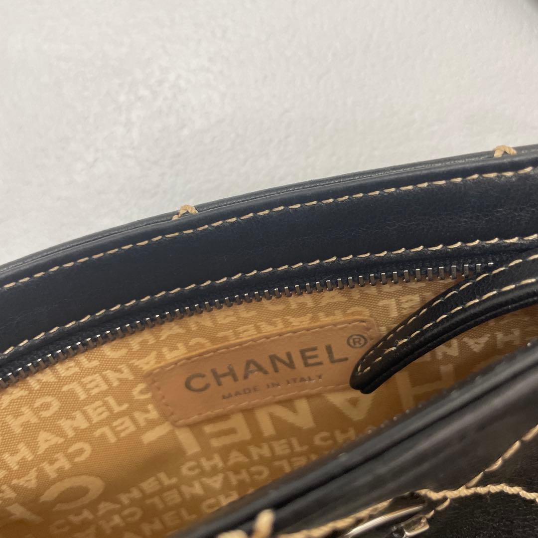 CHANEL ブラック ワイルドステッチ　バッグ