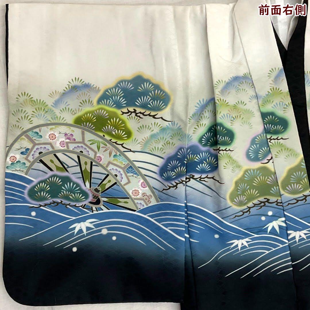 七五三 ３歳 男児 羽織・着物セット 43cm 男の子 レンタル処分品 男の子