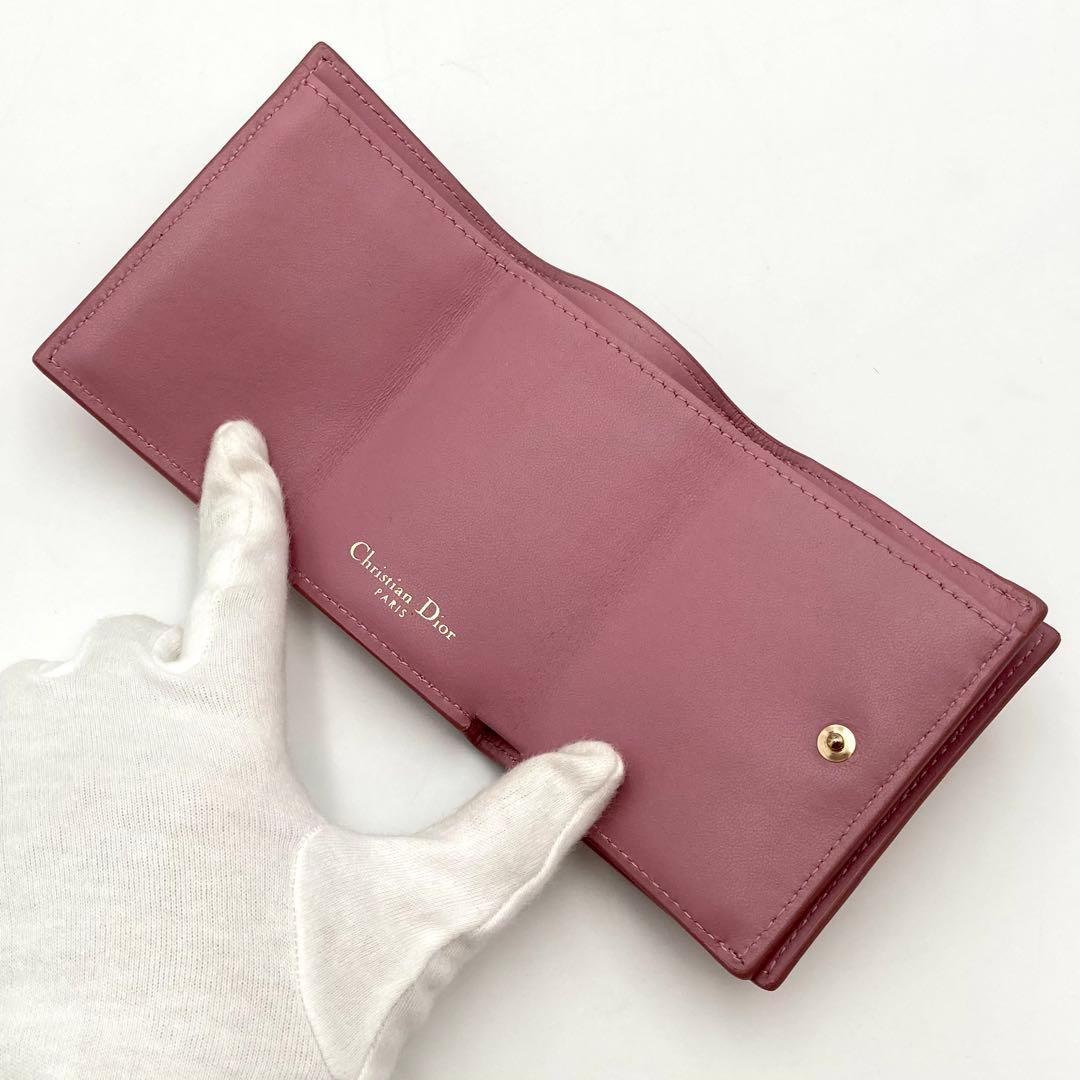 tamtam✨クリスチャンディオール モンテーニュ ロータス 三つ折り財布