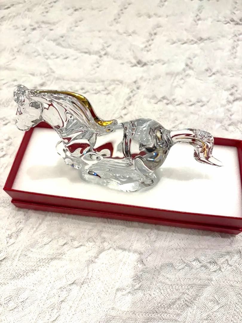 【未使用品】Baccarat 2026干支馬ゴールド