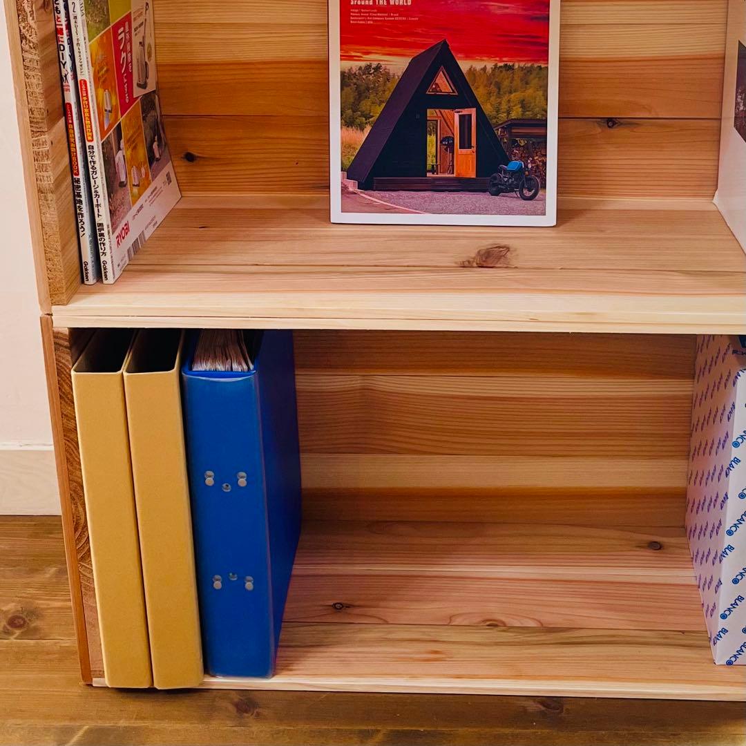 新品 蓋付 りんご箱 A4 サイズ 6箱 / 収納 木箱 ケース ボックス 箱