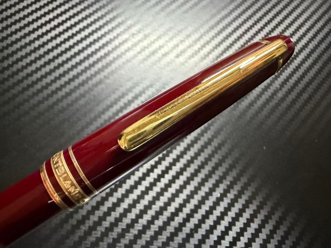 極美品 モンブラン マイスターシュテュック 163 ボルドー ローラーボール
