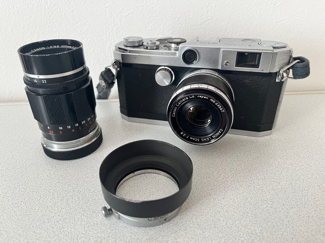 Canon L2 レンジファインダー50mmf/2.8 100mmf/3.5