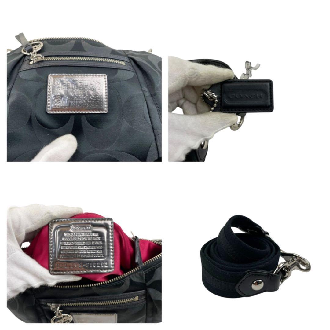 ✨極美品 COACH コーチポピー ショルダーバック 2way クロスボディ 黒