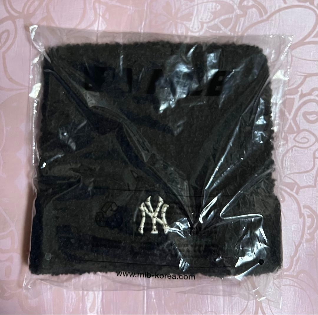 ❗️韓国限定❗️MLB プラッシュキャットビーニー ブラック カリナ着用 NY