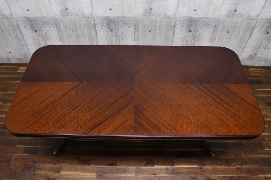 EJC19 IDC大塚家具 ペディスタル 200 ダイニングテーブル マホガニー