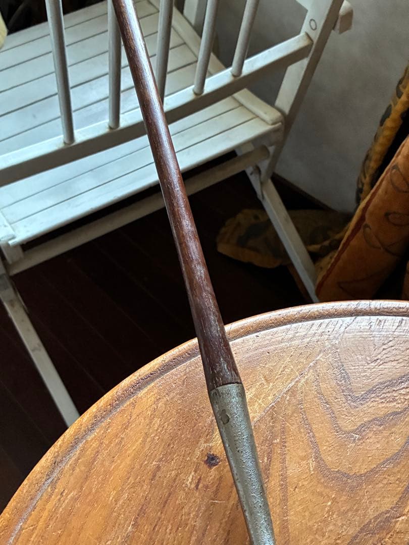 アンティーク　木製　ゴルフ　クラブ　ヒッコリー　アイアン　③ 100年　アメリカ