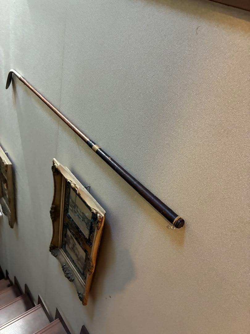 アンティーク　木製　ゴルフ　クラブ　ヒッコリー　アイアン　③ 100年　アメリカ