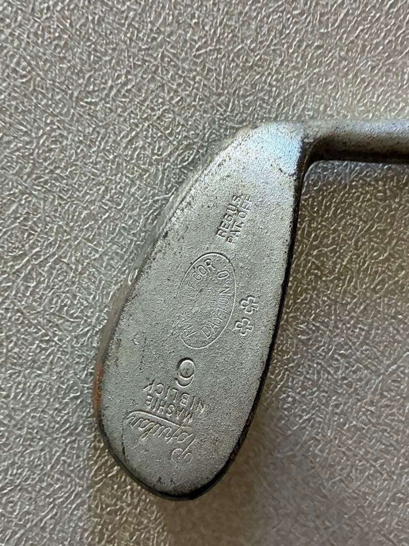 アンティーク　木製　ゴルフ　クラブ　ヒッコリー　アイアン　③ 100年　アメリカ