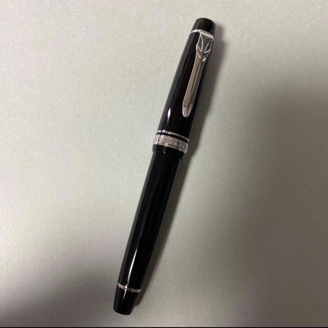 セーラー万年筆　プロフェッショナルギア　Σ銀　ブラック　ミュージック