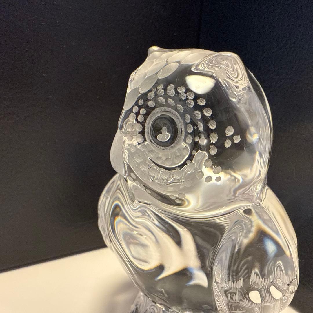 MEISSENER BLEIKRISTALL マイセンクリスタル フクロウ