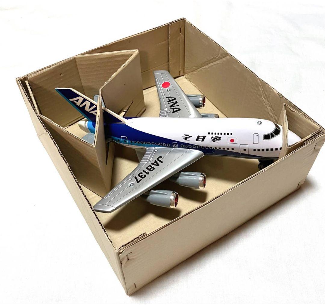 全日空　ジャンボジェット　747 ANA 日本製　ブリキ ビンテージ　飛行機