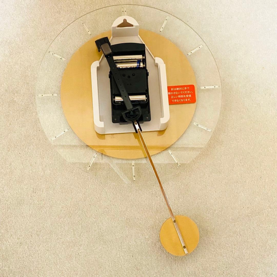 pendulum clock.　板尾工芸　振り子時計　電波時計