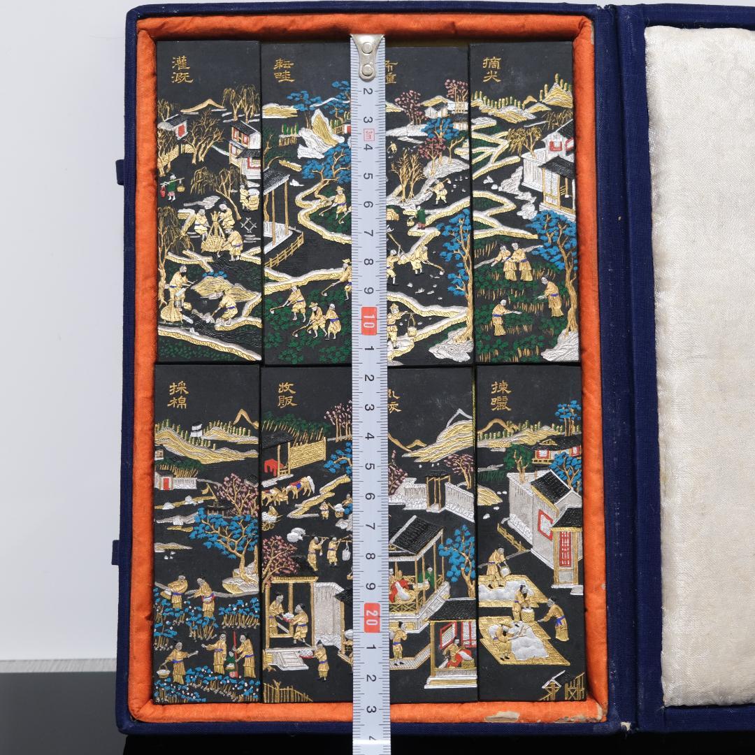 【骨董品】中国墨 仿古墨 書道 美術用品 工芸品 筆 書道用具 アート用品 画材