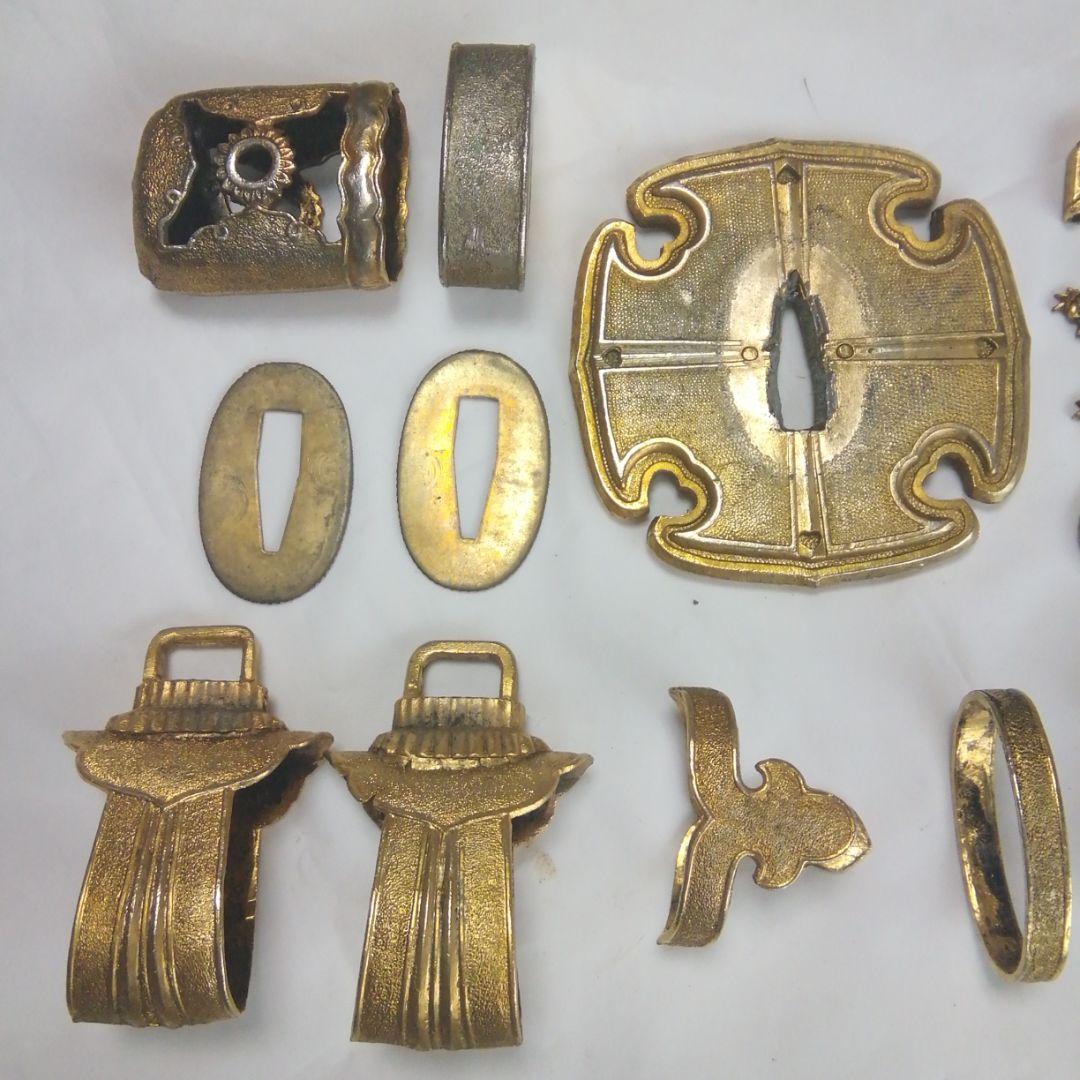 太刀金具セット。