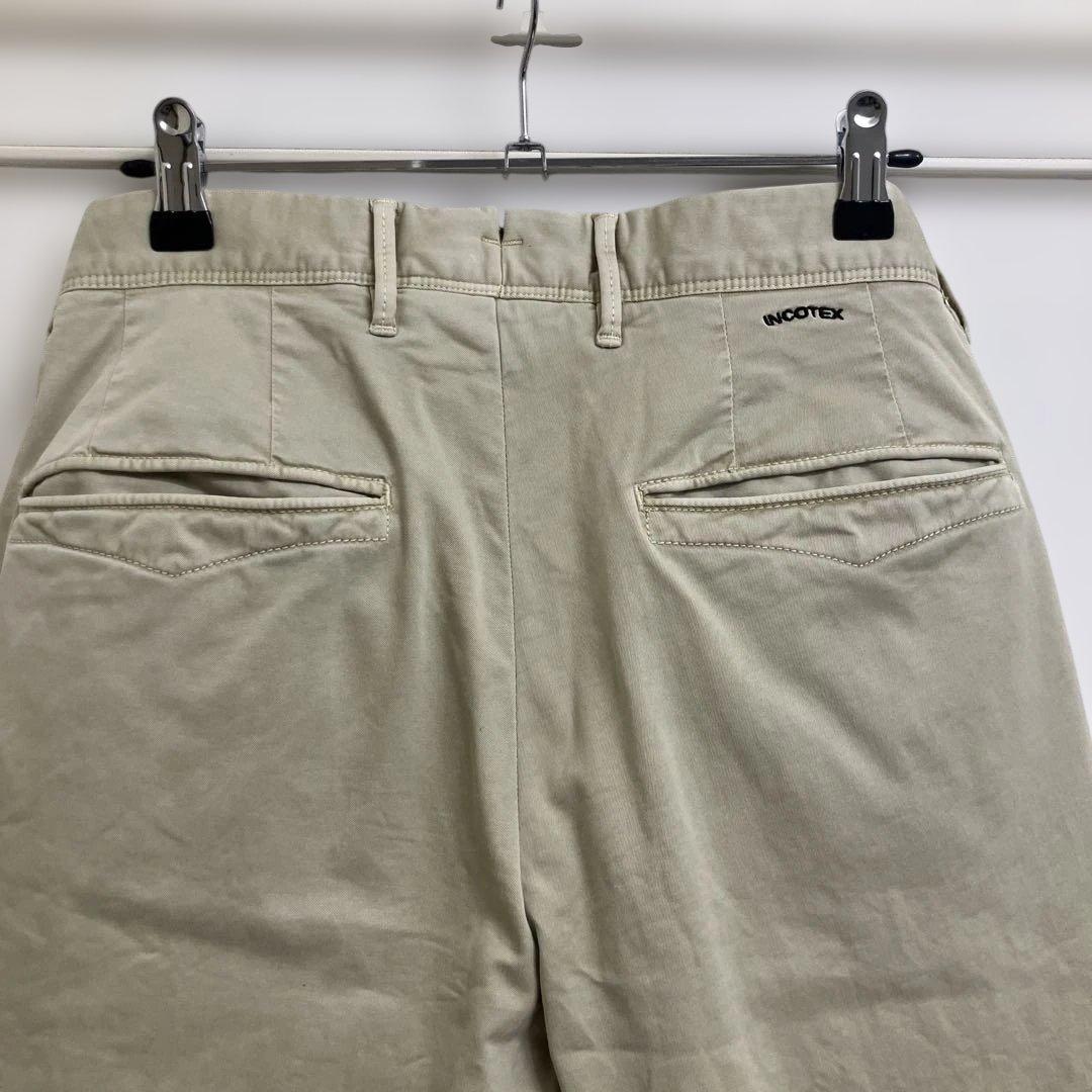 【インコテックス100型】ストレッチチノ スリムフィット 30サイズ ベージュ