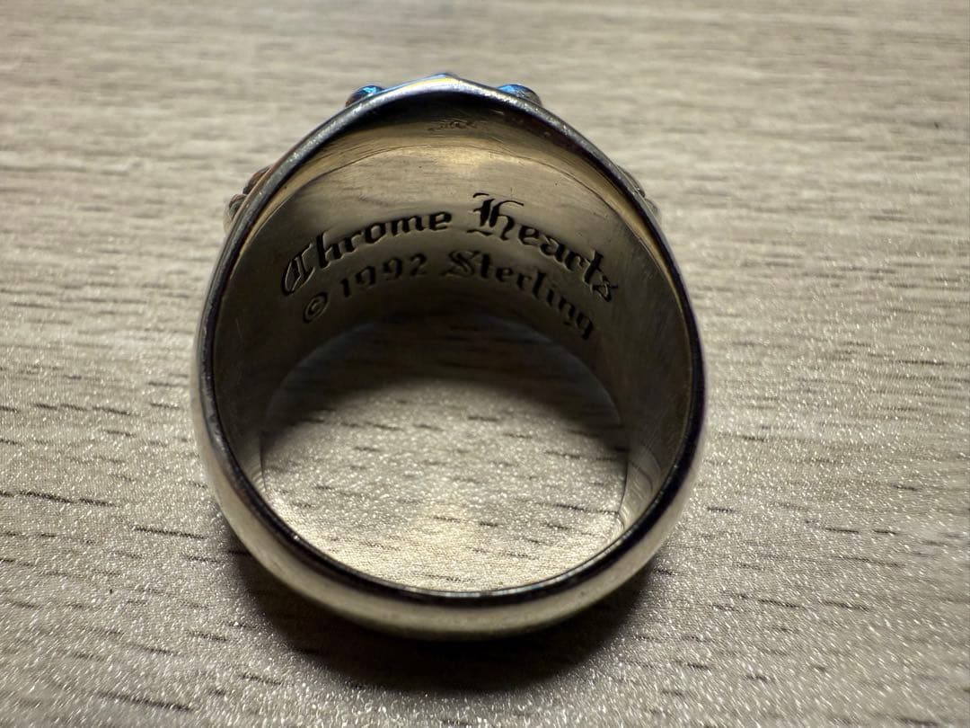 美品　RINKAN購入　正規品　クロムハーツ　キーパーリング 25号