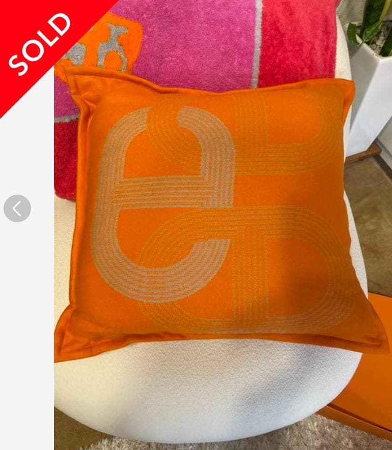 HERMES　クッション　ブランケット2点セット　エルメス　毛布