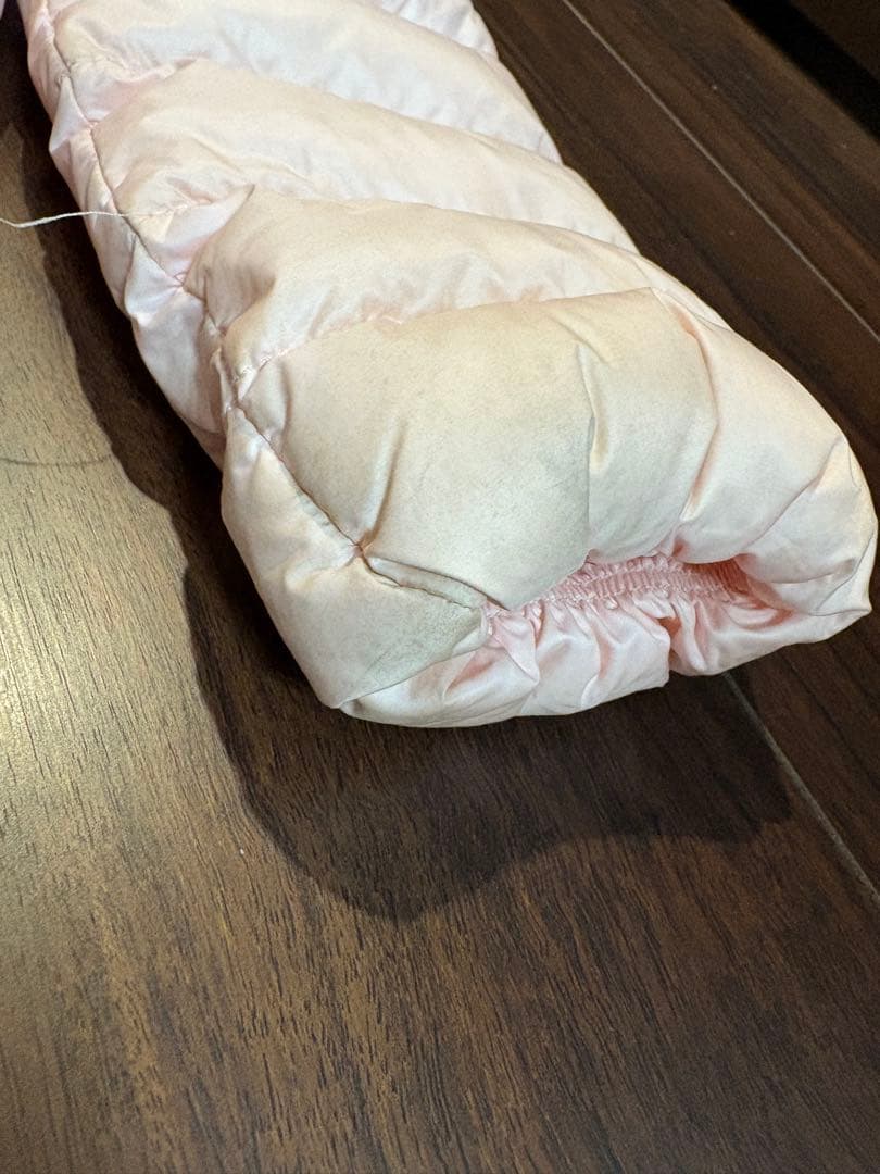 モンクレール【ベビー キッズ ガールズ】92㌢ ピンク フリルダウンジャケット