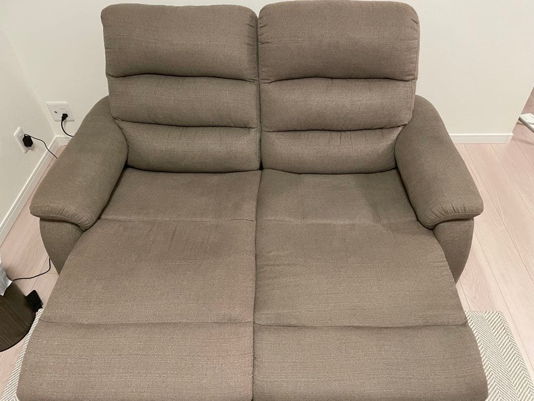 ニトリ　2Pソファ　ビリーバー3 布　モカ　　　　5月31日まで