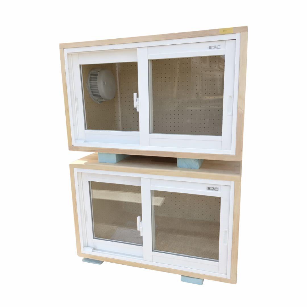 の　幅170(ロスナイ含め約186cm)×奥行き90×高さ80 防音ケージ