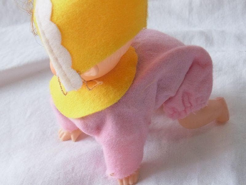 ハイハイベビー ゼンマイ 1950年代 増田屋　日本製【箱付き】昭和レトロ