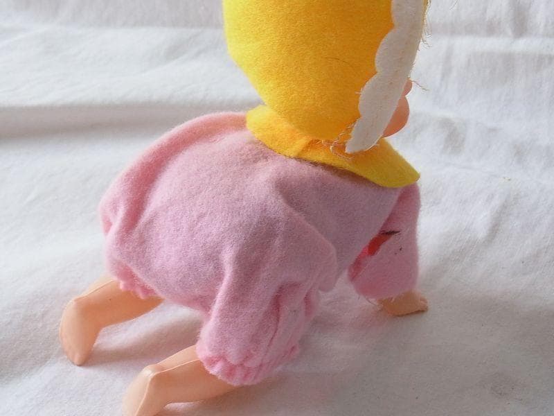 ハイハイベビー ゼンマイ 1950年代 増田屋　日本製【箱付き】昭和レトロ