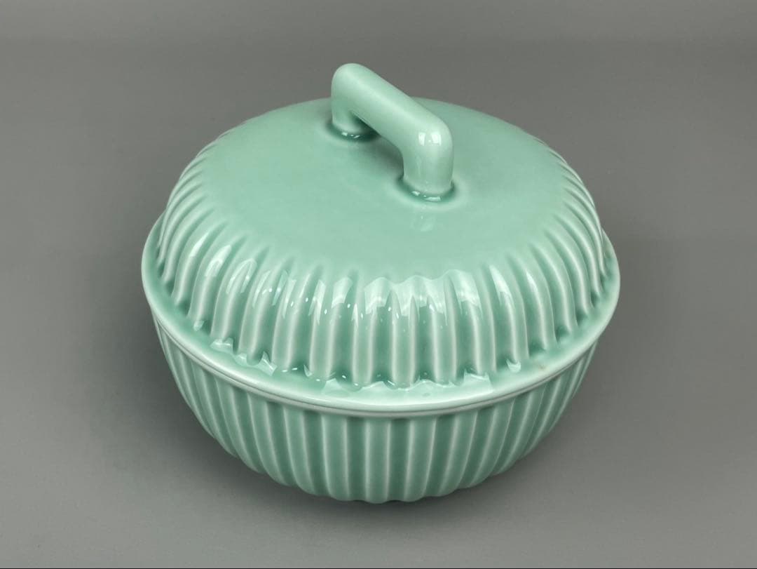 希少 未使用品 宮内庁御用達 深川製磁 百年庵しのぎ 4号 共箱付 廃盤品