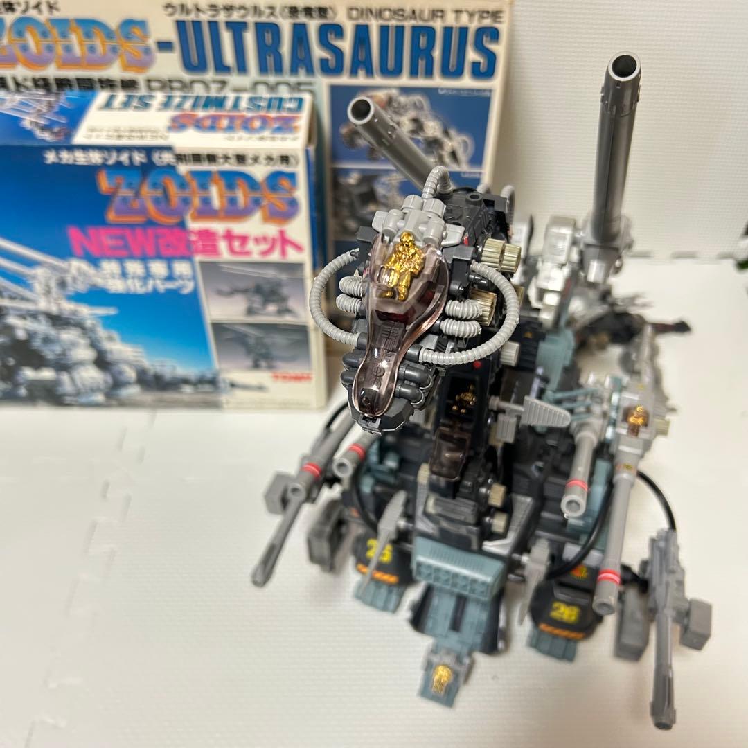 完品 旧ゾイド グレートザウルス ウルトラザウルス NEW改造セットフル装備