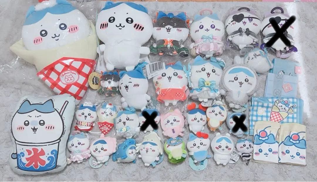 ちいかわ  ハチワレ ぬいぐるみ マスコット 31点セット