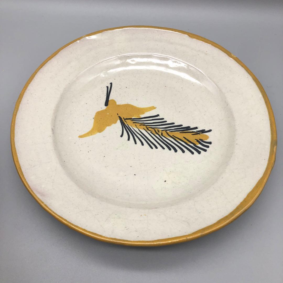 メキシコプエブラタラベラ焼ビンテージ陶器伝統工芸鳥バードお皿プレート24cm5枚