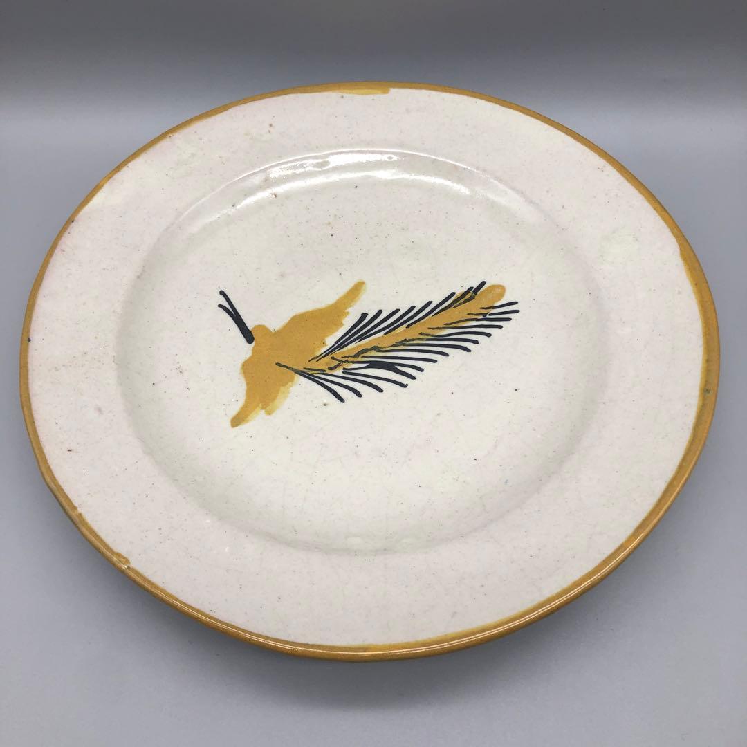 メキシコプエブラタラベラ焼ビンテージ陶器伝統工芸鳥バードお皿プレート24cm5枚