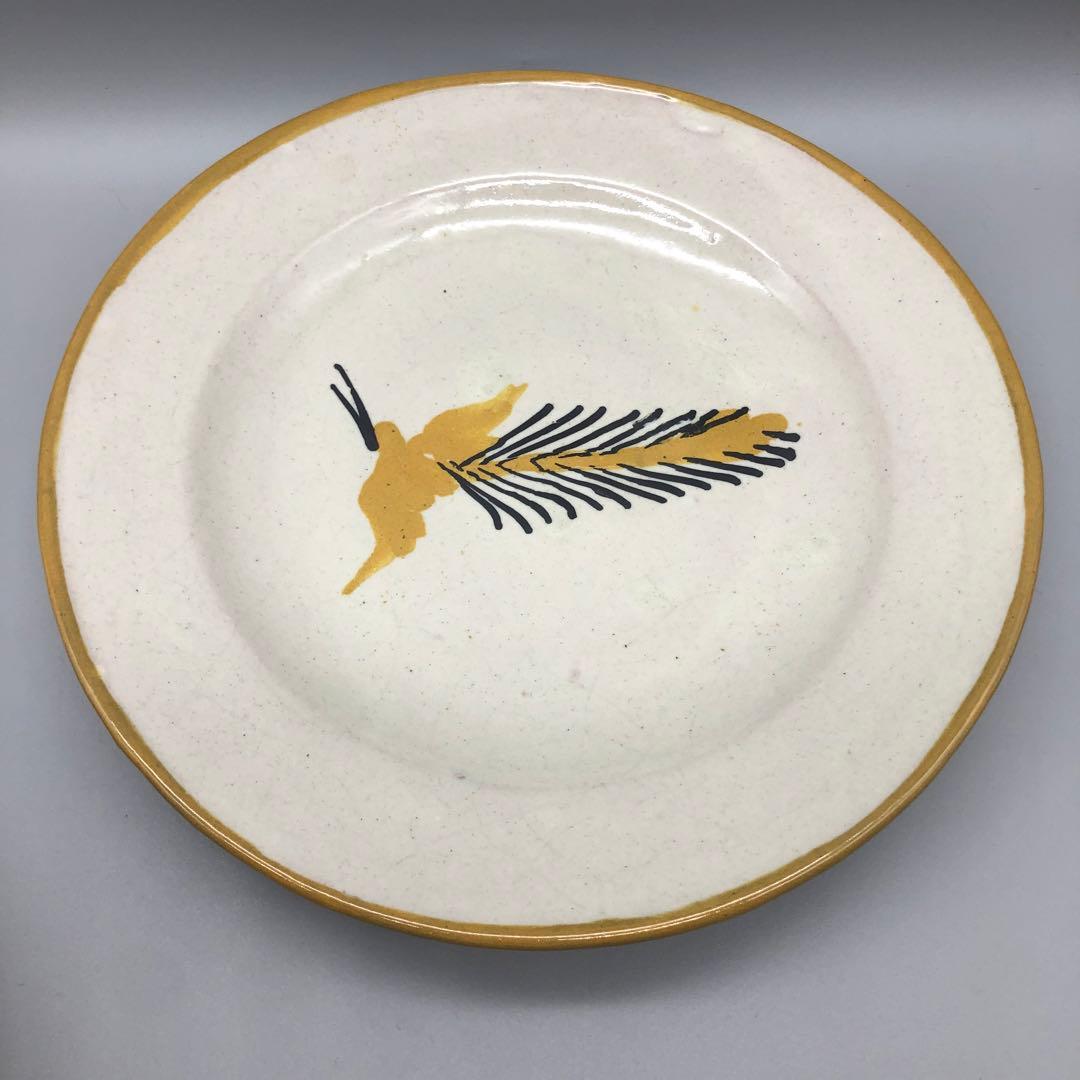 メキシコプエブラタラベラ焼ビンテージ陶器伝統工芸鳥バードお皿プレート24cm5枚