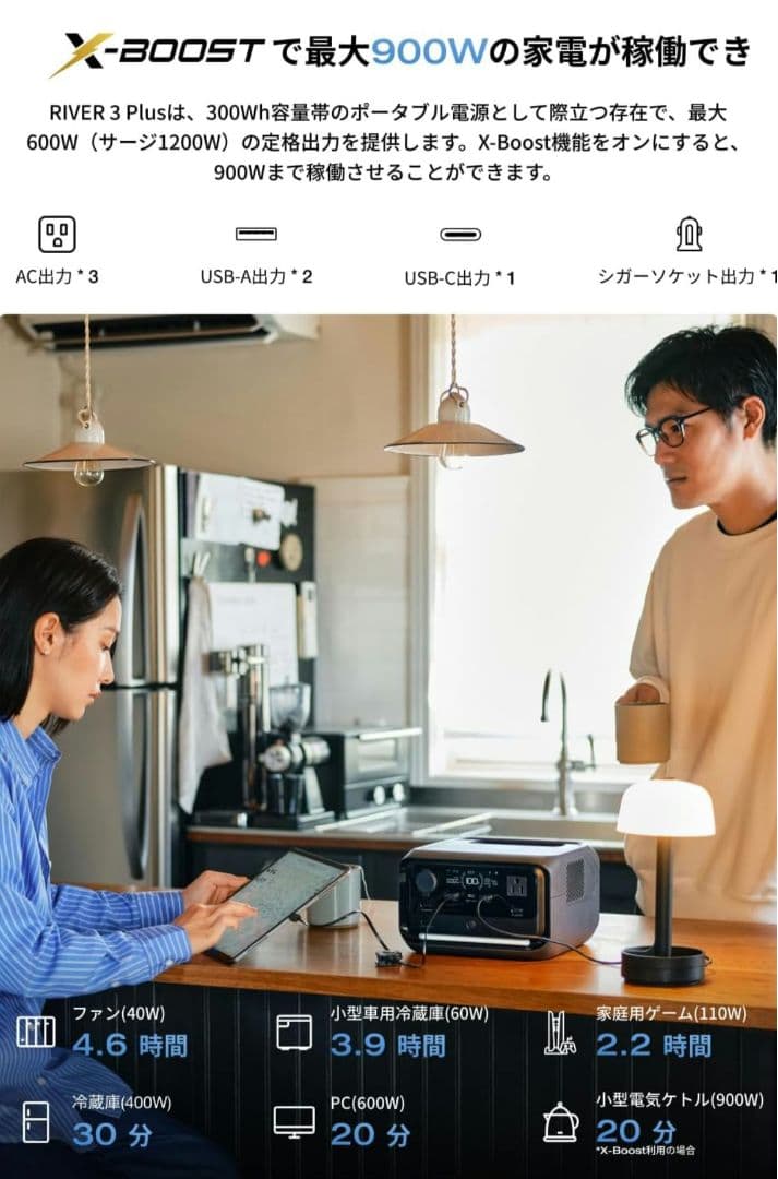 EcoFlow  3 Plus ポータブル電源 286Wh　新品未開封