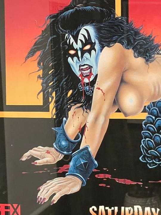 レア KISS キッス Texasライブポスター シルクスクリーン