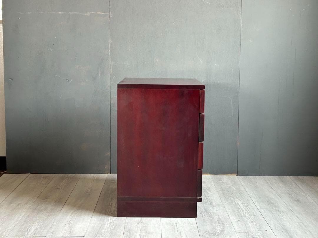 定番　ヴィンテージ　カリモク karimoku 4段チェスト　ブラウン　G