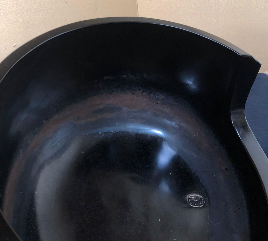 《R》真塗 面取土風炉 寄神崇白造 底瓦 前瓦 共箱 260109き2