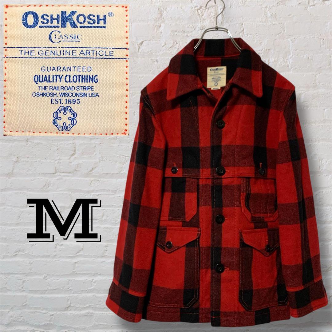 オシュコシュ　マッキーノクルーザー　赤×黒　タータンチェック　アーカイブ